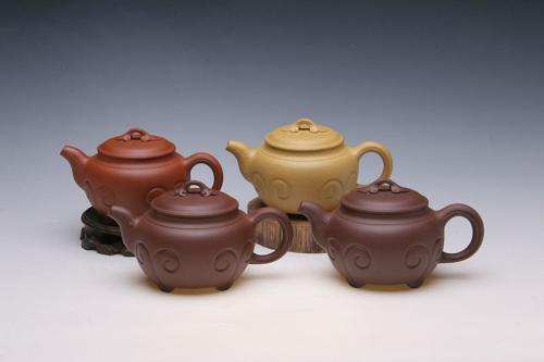 徐晏紫砂壶 四季如意 