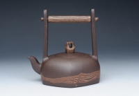 紫砂壶图片：古井提梁 - 美壶网