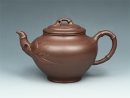 紫砂壶图片：竹节报春壶 - 美壶网