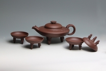 紫砂壶图片：天下一品茶具 - 美壶网