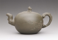 紫砂壶图片：小松鼠葡萄 - 美壶网