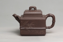 紫砂壶图片：长方竹节 - 美壶网