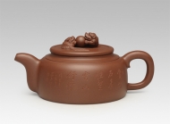 紫砂壶图片：双狮绣球 - 美壶网