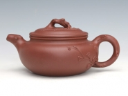 紫砂壶图片：梅花仿古 紫泥 - 美壶网