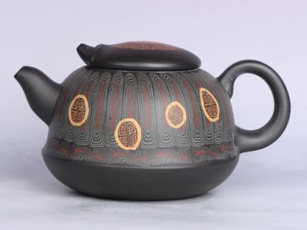 张丽妹紫砂壶 龟寿 