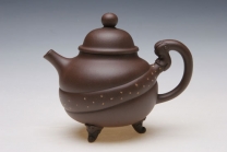 紫砂壶图片：天龙顶珠壶 - 美壶网