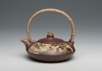 紫砂壶图片：双竹提梁 - 美壶网