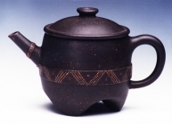 紫砂壶图片：陶鬲壶 - 美壶网