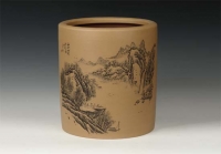 紫砂壶图片：笔筒 - 美壶网