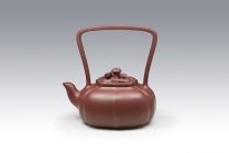 紫砂壶图片：汉风提梁 - 美壶网