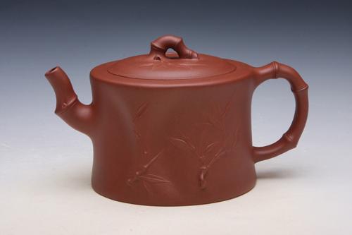 蒋晓光紫砂壶 清风竹影 