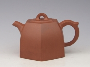 紫砂壶图片：六方铜陀 - 美壶网