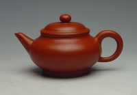 紫砂壶图片：朱泥潘壶 - 美壶网
