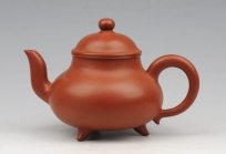 紫砂壶图片：三脚思亭 - 美壶网