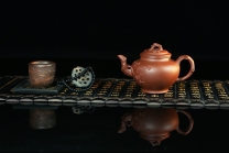 紫砂壶图片：报春底槽清360cc和240cc - 美壶网