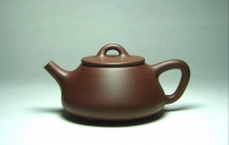 紫砂壶图片：景洲薄盖石瓢 - 美壶网