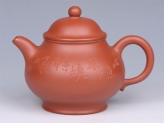 紫砂壶图片：潘壶（朱泥） - 美壶网