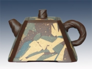 紫砂壶图片：晶韵贴泥 - 美壶网