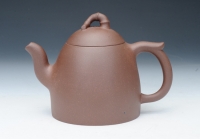 紫砂壶图片：竹钮秦权 - 美壶网