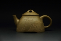 紫砂壶图片：孤菱壶(怡人刻） - 美壶网