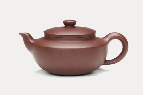 鲍利安紫砂壶 汉扁壶 