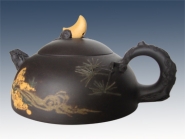 紫砂壶图片：明月松间照 - 美壶网