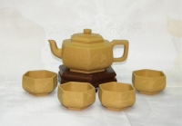 紫砂壶图片：雪华五件 - 美壶网