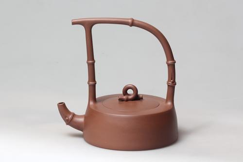 秦永强紫砂壶 竹林欢鸪 