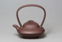 紫砂壶图片：混四方提梁 - 美壶网