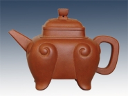 紫砂壶图片：四方宝鼎壶 - 美壶网