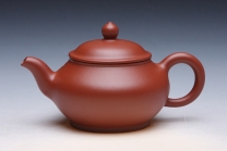 紫砂壶图片：神灯壶 大红袍 - 美壶网