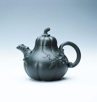 储彩琴紫砂壶 葫芦瓜 