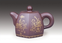 紫砂壶图片：铜六方 - 美壶网