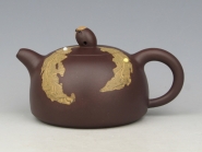 紫砂壶图片：听雨（紫） - 美壶网