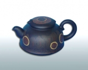 紫砂壶图片：绞泥祝寿壶 - 美壶网