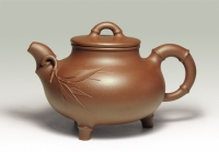 紫砂壶图片：清风竹影 - 美壶网