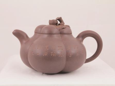 叶洪斌紫砂壶 上合桃 