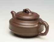 紫砂壶图片：竹鼓2   260cc - 美壶网