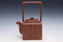 紫砂壶图片：祥云提梁 - 美壶网