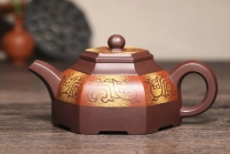 紫砂壶图片：六方汉风 - 美壶网