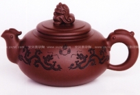 紫砂壶图片：瑞兽迎祥 - 美壶网