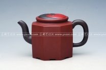 紫砂壶图片：天圆地方太极壶 - 美壶网