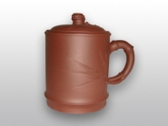 紫砂壶图片：竹节盖杯 - 美壶网