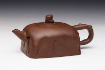 紫砂壶图片：捏方壶 - 美壶网