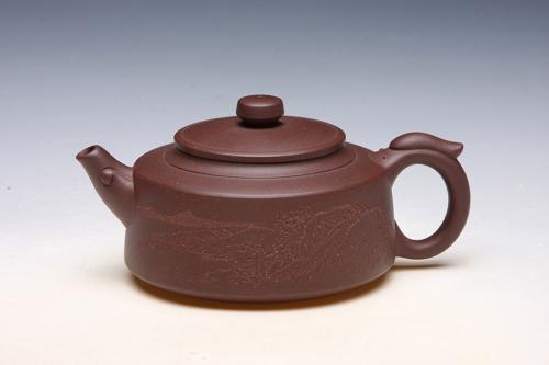 韦伟紫砂壶 玉龙禅钟 
