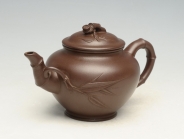 紫砂壶图片：小型竹节  260cc - 美壶网