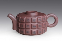 紫砂壶图片：雷式三字经 - 美壶网