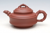 紫砂壶图片：双线竹鼓 - 美壶网