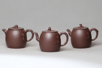 紫砂壶图片：松风、竹韵、梅清组壶 - 美壶网