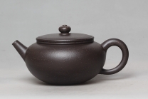 紫砂壶图片：怡圆（紫玉金砂） - 美壶网